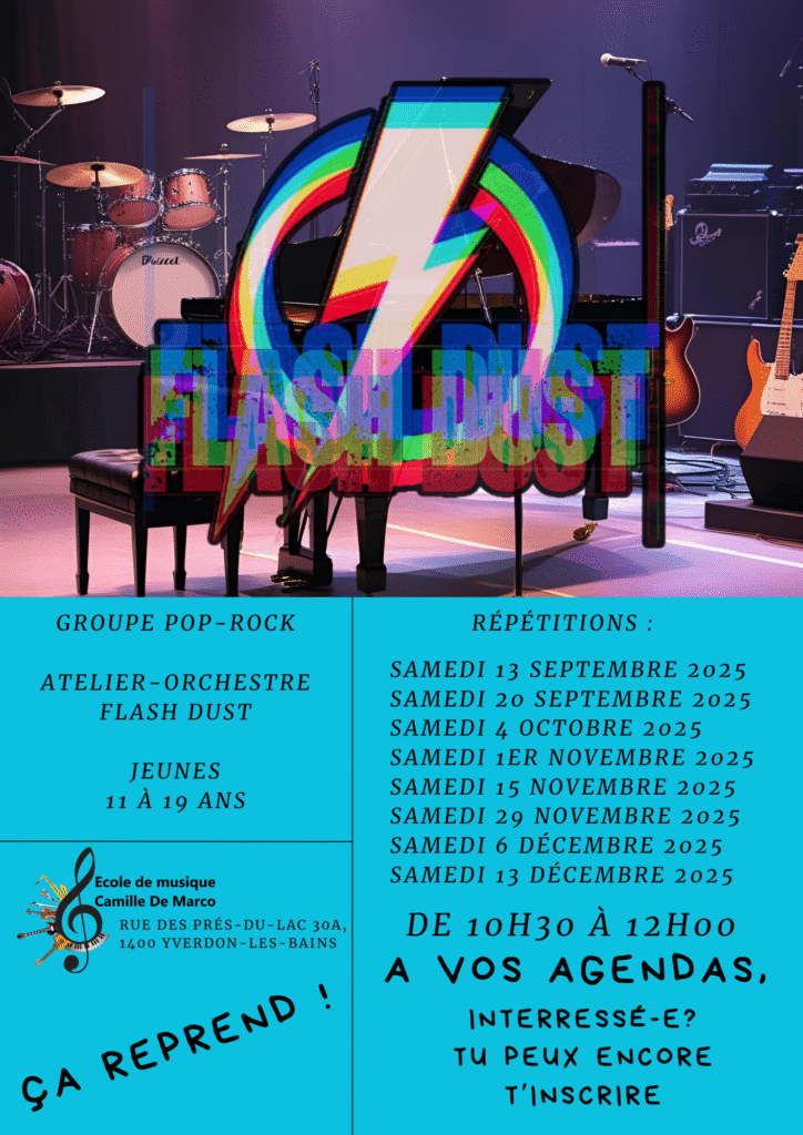 Flash Dust répétitions 2025